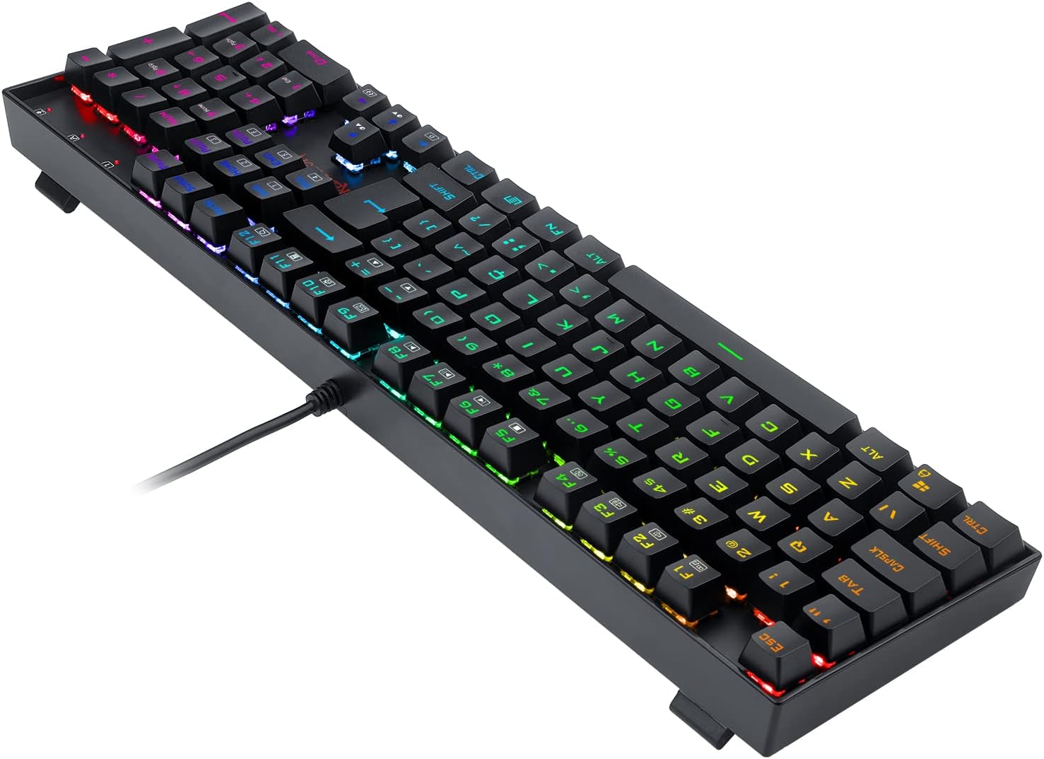 Teclado Gamer Redragon Mec Mitra Brown K551Rgb-1