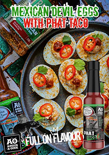 Angus & Oink | Hot Sauce Gift Set | 1 x Hot Apache Red Dawg 1 x Voodoo Mango 1 x Phat Taco Chipotle | Classic Hot Sauce Collection | Set of 3 - Image 4