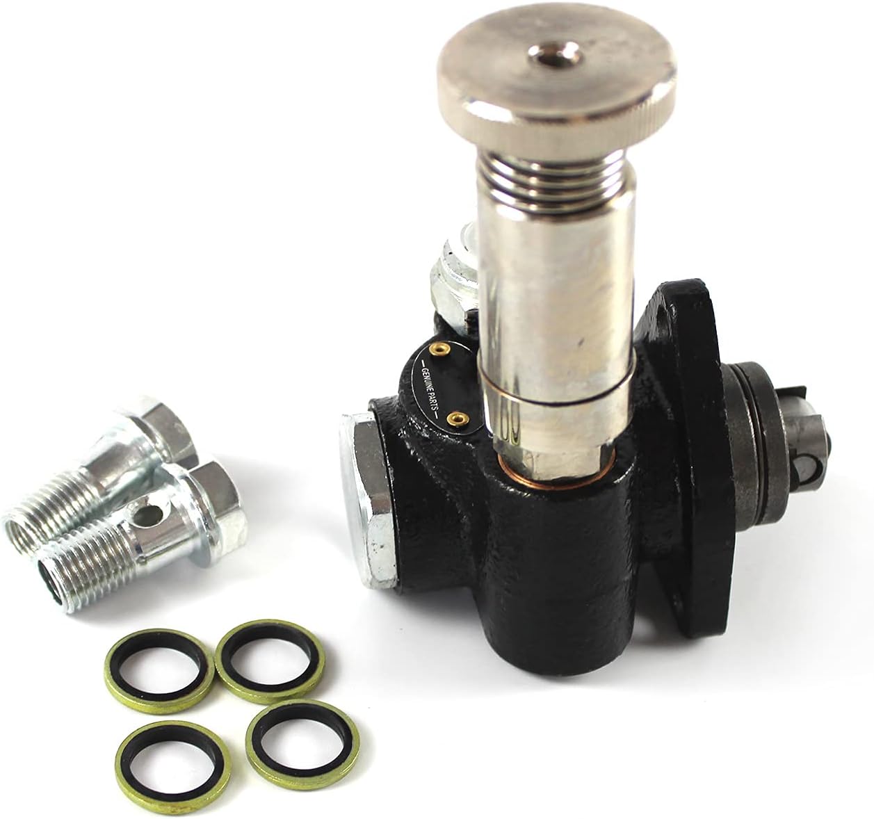 Fuel Feed Pump 34461-09050 105220-5960 105220-5001 Assembly Compatible with Mitsubishi S4S S4Q S4Q2 Compatible with Komatsu 6D102 6D95 Engine Fuel Pump Replacement Parts