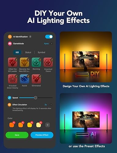 Miniatura 7 de Govee Glide Y Lights Bundle AI - Kit de caja de sincronización para juegos