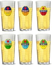 Vedett Extra Beer Glasses 330 ml - 6 Pieces