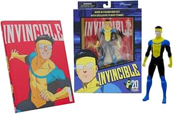 Invincible 20周年記念 Book & Figure Set 開封済み Invincible Volume 1 : 20th Anniversary B-A-M Exclusive