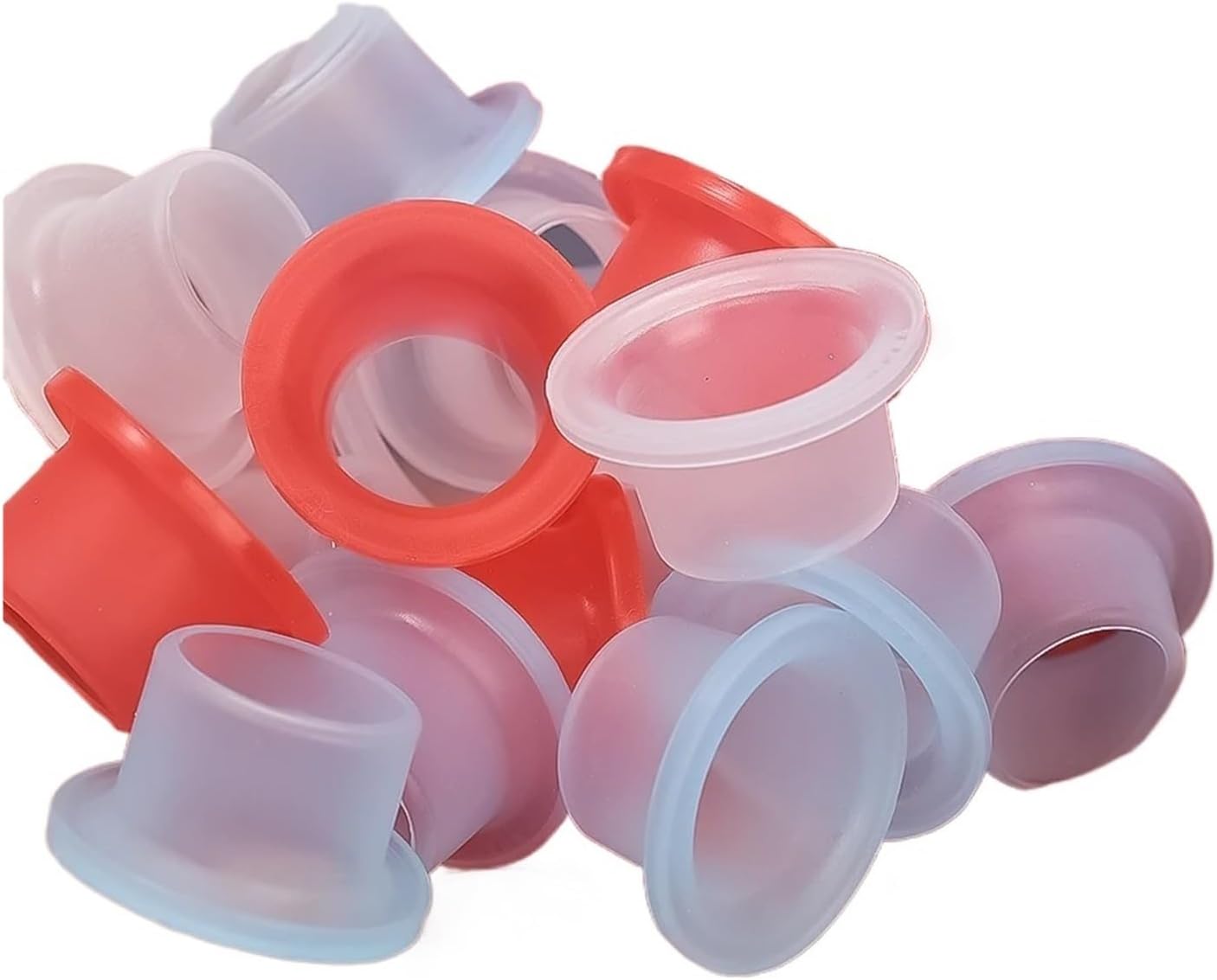 120/10 Faucet Gaskets Rubber Pipe Sealing Washers Silicone Tape Triangle Valves Hose Plumbing Fittings Plugs(B-Blue,120PCS)