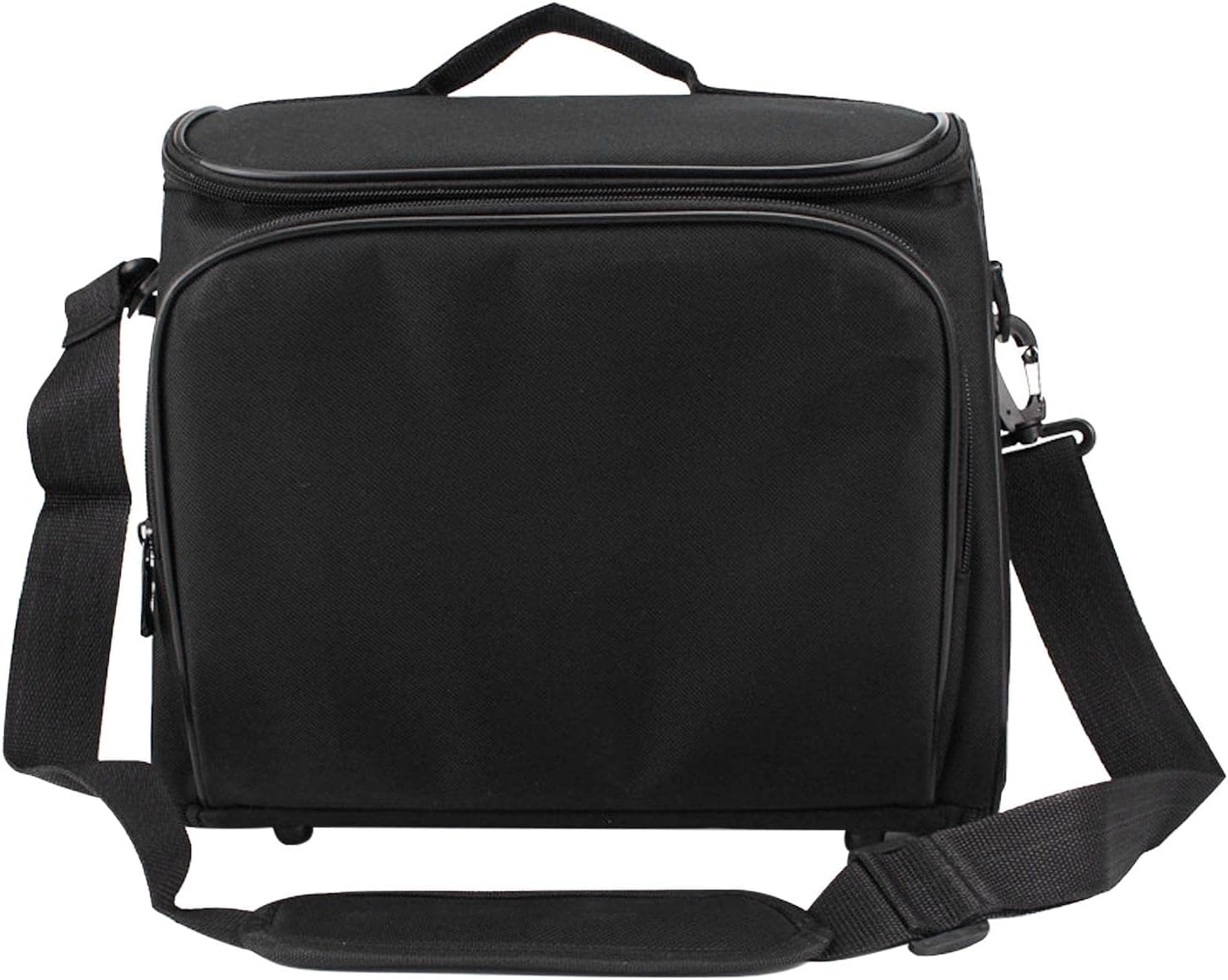 Video Projector Case - Zipper Closure Organizer With Shoulder Strap, Shock Resistant Travel Bag (Size: M)