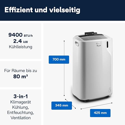 DeLonghi PAC EM82 63 dB White - 2