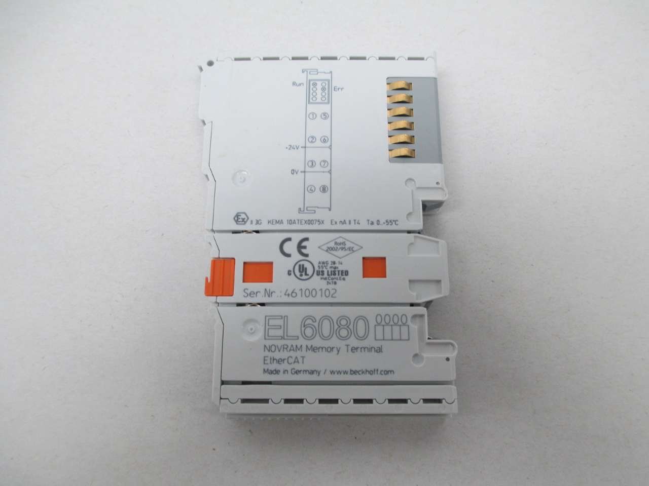 NEW BECKHOFF EL6080 NOVRAM MEMORY TERMINAL D358024