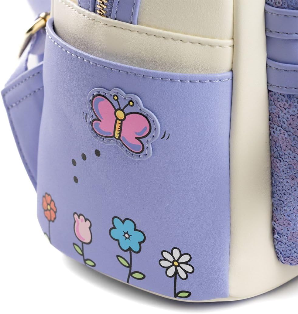 Loungefly Sanrio Kuromi Spring Blossom Sequin Womens Backpack