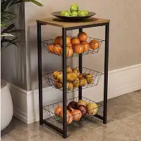 Fruteira de Chão Cozinha Com Suporte Bebedouro D Agua 20 L Microondas Preto Fosco Aço Antiferrugem