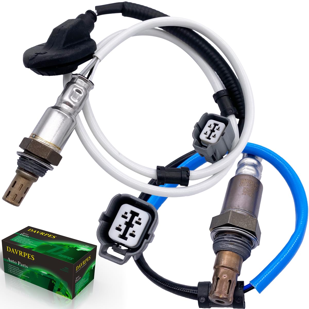 2PCS 234-9040 234-4363 Upstream Oxygen Sensor Downstream O2 Sensor Compatible with 2003 2004 2005 2006 2007 Honda Accord L4 2.4L Replace#36531RAAA01｜36531RAAA02｜36532RADL11｜36532RADL12