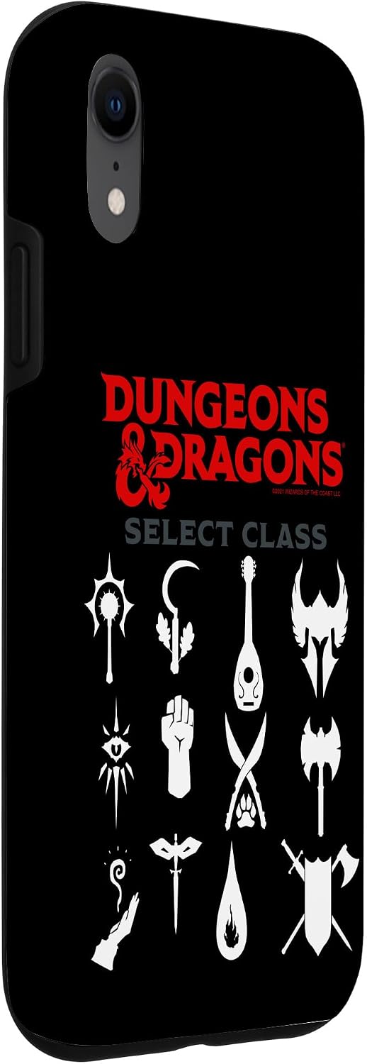Dungeons & Dragons Select A Class Iconic Lineup Case for iPhone XR