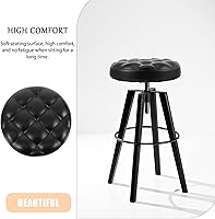 Vista 9 de Cojines de taburete de bar transpirable redondo cubierta de taburete de bar cojín de asiento de cuero de repuesto de taburete de bar redondo