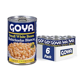 Goya Premium Small White Beans, 15.5 Ounce Pack of 6