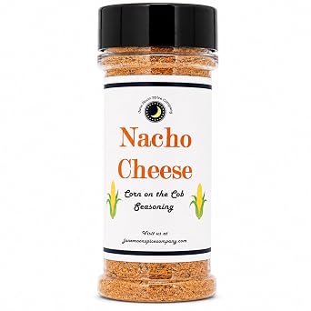 Premium | Nacho Cheese Corn Seasoning | Corn on the Cob! | Bold nacho cheese corn seasoning for grilled, boiled, roasted corn, street corn, corn ribs, veggies, and snacks.