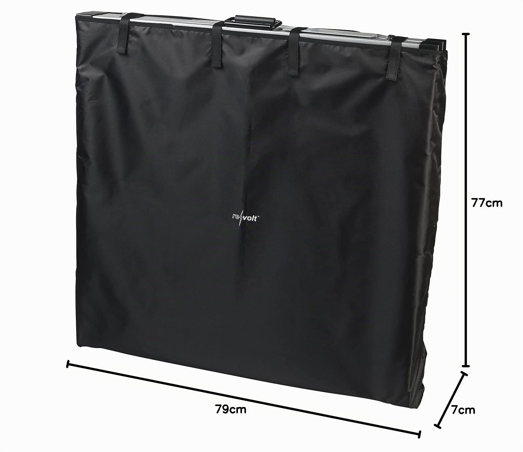 revolt Solarkoffer: Faltbares Solarpanel mit monokristallinen Zellen, 240 Watt, Silber (Solarplatten, Solarmodule, Koffer)