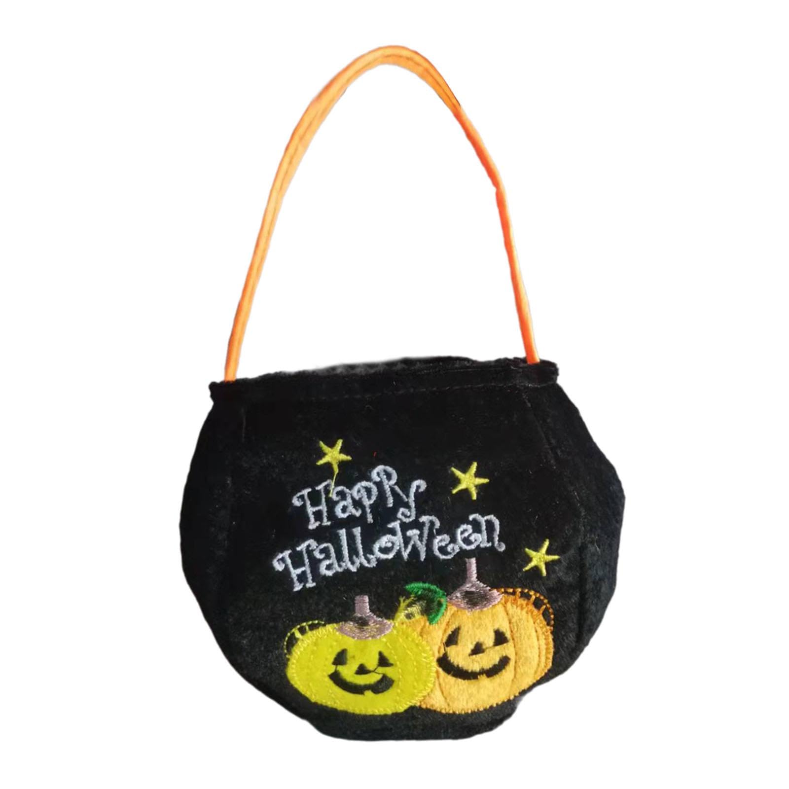 BNF® Trick or Treat Tote Bag Party Favor Supplies with Handle Treat Bag Two Pumpkins|Home & Garden | Greeting Cards & Party Supply | Party Supplies |1x Trick or Treat