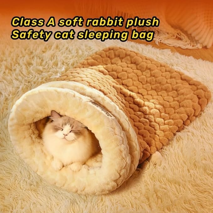 Cama Nido para Gatos y Perros Mediano 45 cm Lavable y Plegable miniatura 7