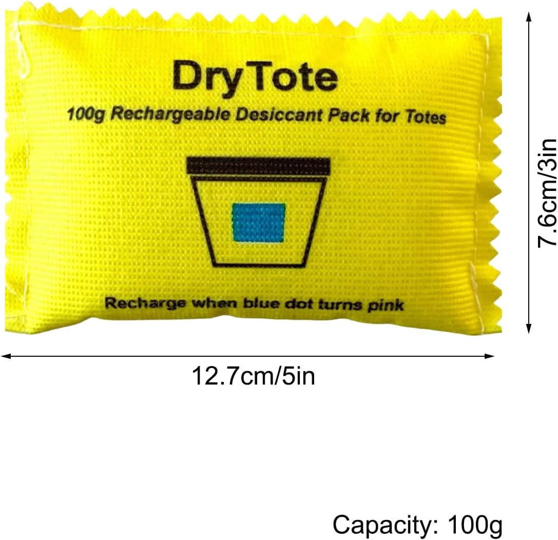 Desiccant Packets – Rechargeable Desiccantt, Safe Desiccant Packets | Packetss For Food Storage, Closet, Tent, Bathroom, Bookshelf, Fridge, Home, Cabinet, Clothes, Humidity Control Setup