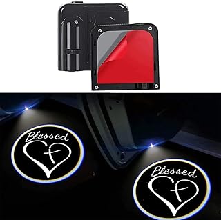 Liuzhi 2Pcs Car Door Projector Logo Light for Blessed Cro...