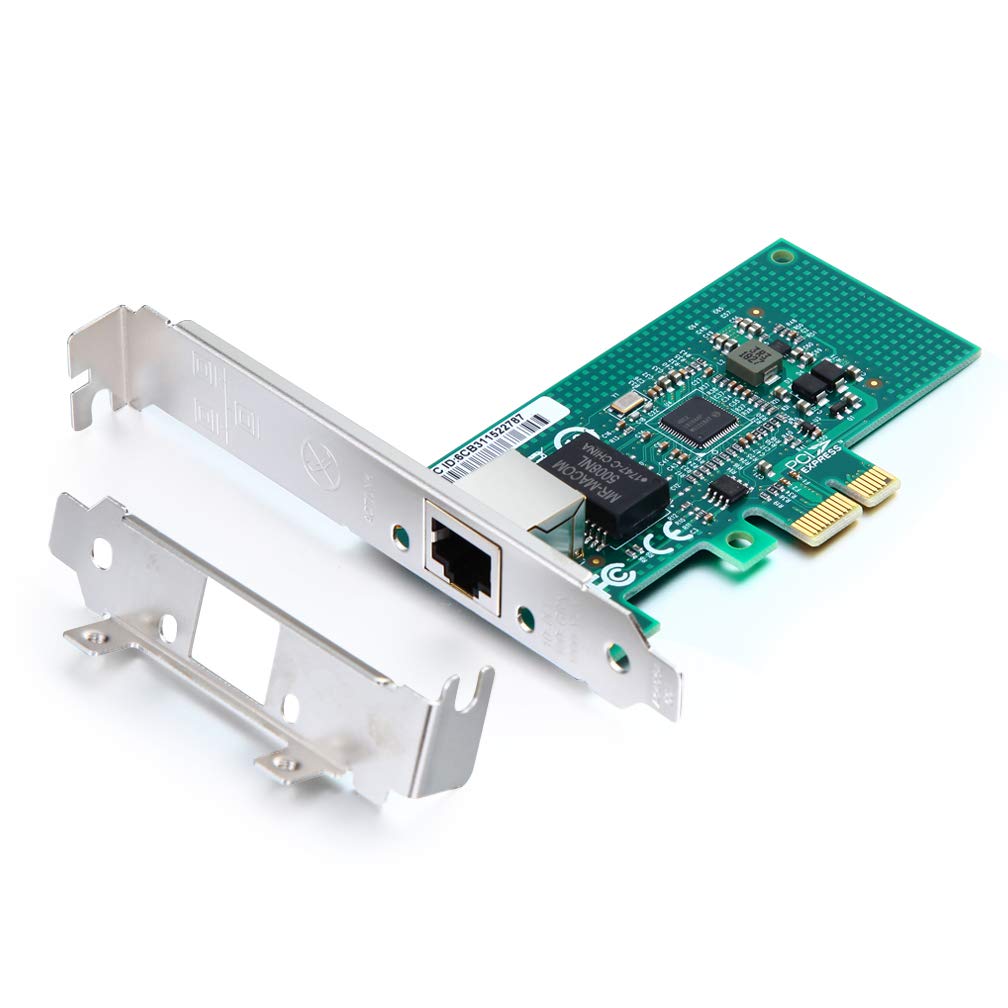 1.25G Gigabit Ethernet Converged Network Card (NIC), with Intel I210 Chip, Single RJ45 Ports, PCI Ex