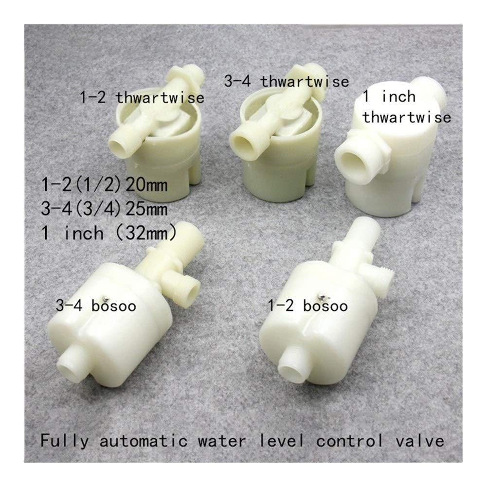 Valvola a Galleggiante Interruttore Acqua Torre Serbatoio Automatico di Ricarica e Auto-Stop Automatico del Livello dell'Acqua Valve Control 1Pcs (Color : 1 inch)