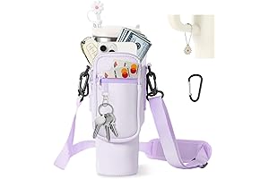 Orchid Water Bottle Carrier & Sleeve for Stanley Cup & Tumbler