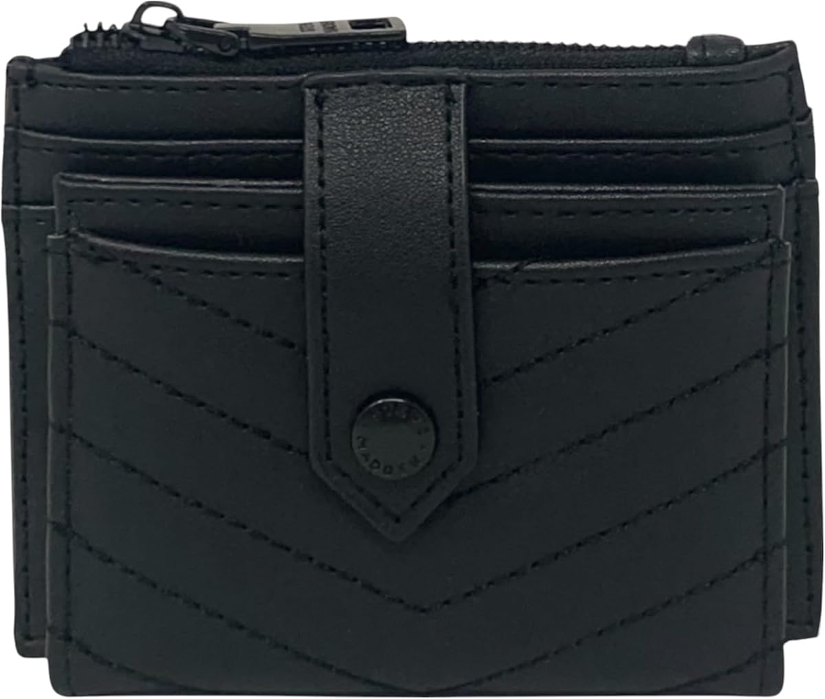 Steve Madden BHayden Wallet (All Black Quilted, One Size)