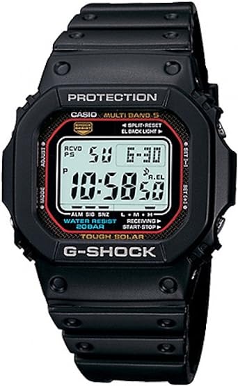 Casio gwm5600 – 1 G-SHOCK Reloj, Negro Multiband, Atomic para los hombres :  Ropa, Zapatos y Joyería - Amazon.com