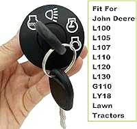 Vista 12 de Lawn Mower Ignition Switch with Key 5 terminals for MTD Craftsman Ariens Bad Boy Zero Turn Lawn Tractor 925-04659 725-04659 John Deer-e GY00191