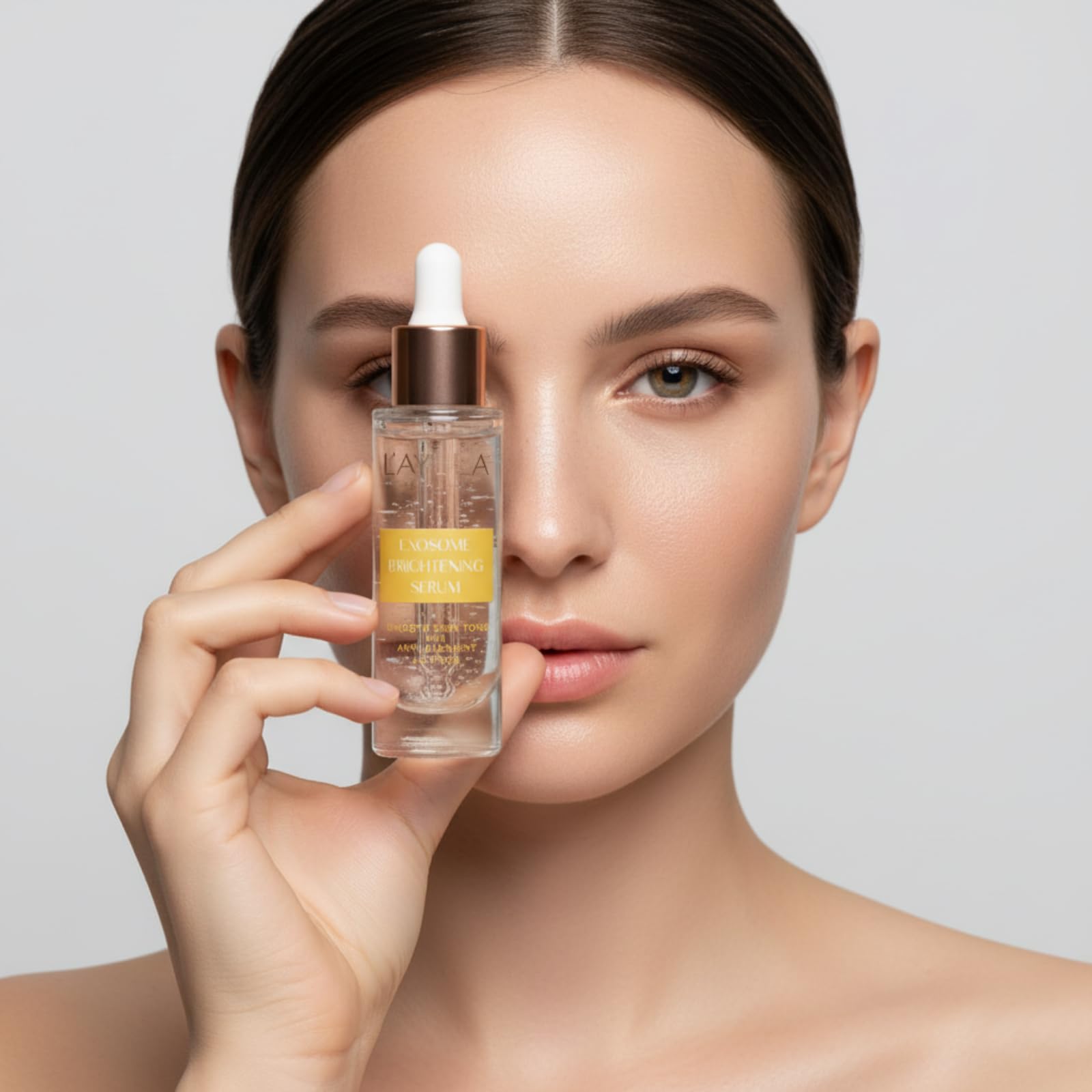 L'AYLLA Leke Karşıtı Niacinamide Serum - Eksozom ve Arbutin ile Zenginleştirilmiş Ton Eşitleyici Yüz Serumu | Aydınlatıcı Etkili & Leke Giderici Cilt Bakımı | Longevity Skincare