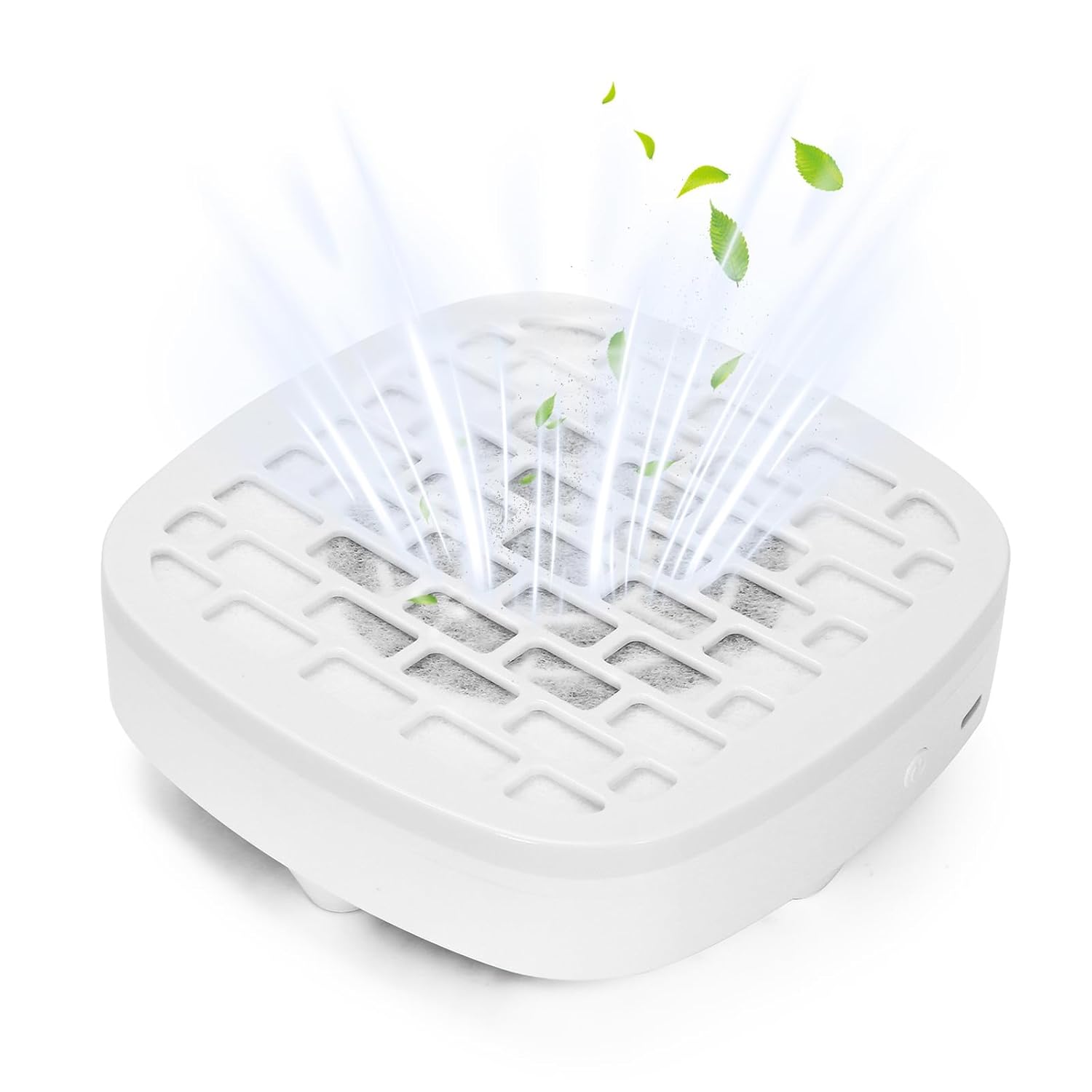 LIARTY Small Nail Dust Collector: Quiet Mini Vacuum for Nail Techs, 600Pa Suction, 10 Filters, No Battery - Pro Nail Art Supplies