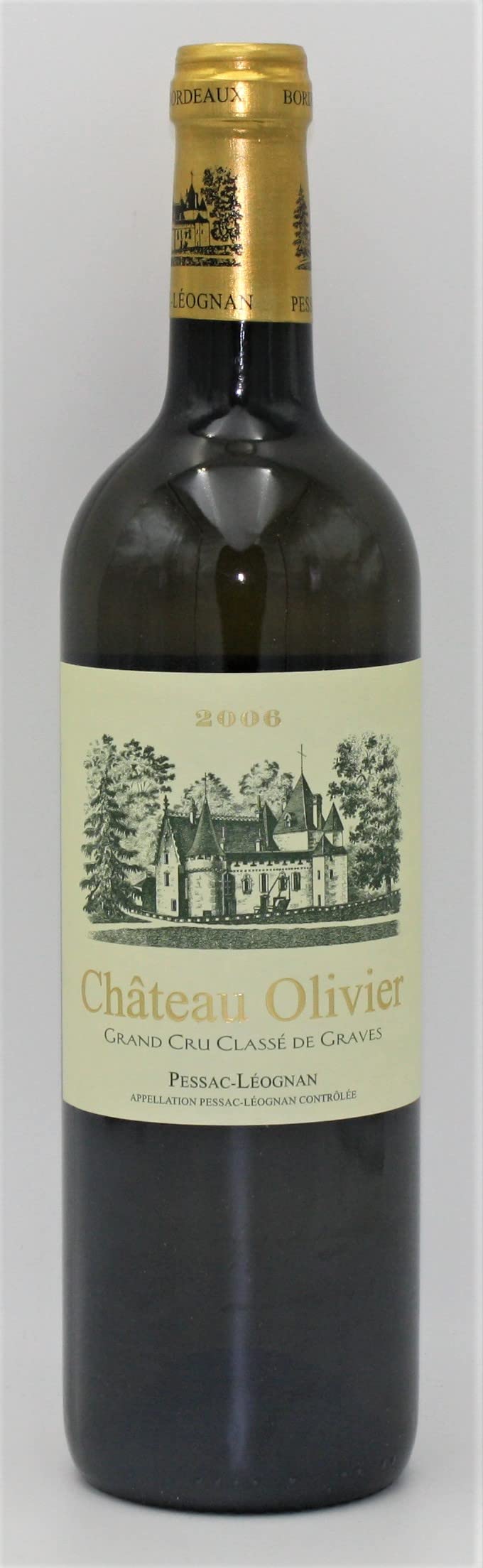 French Vintage White Wine Gift - Château Olivier Blanc, 2006 Pessac-Léognan Grand Cru Classé de Graves 75cl