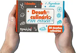 Jogo Desafio Culinário em Casal – Momentos Divertidos - 30 Desafios - Namoro - Cartas