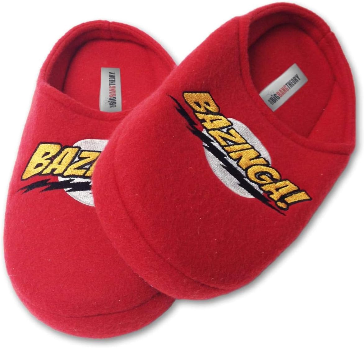 Big Bang Theory Bazinga Red Slippers