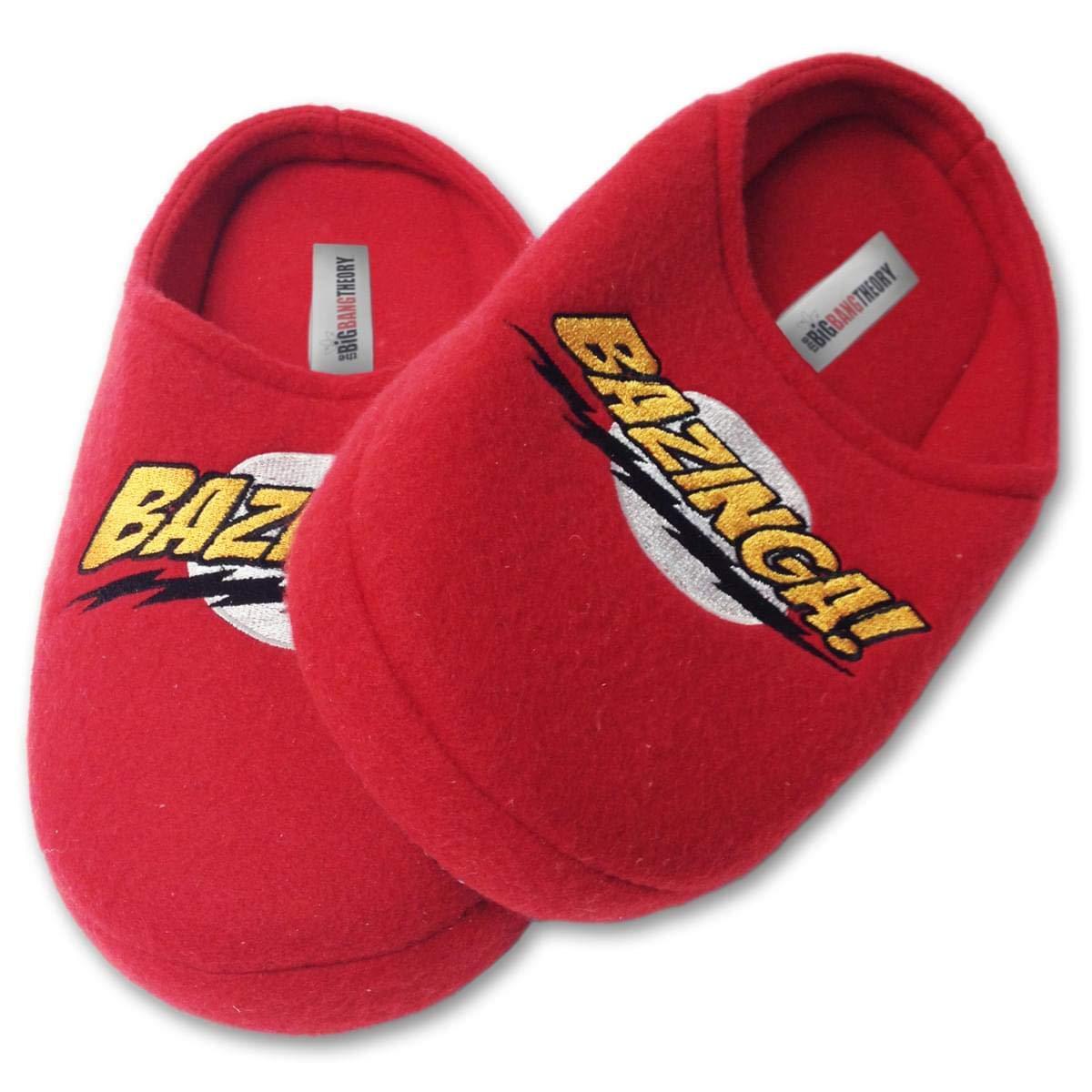Big Bang Theory Bazinga Red Slippers