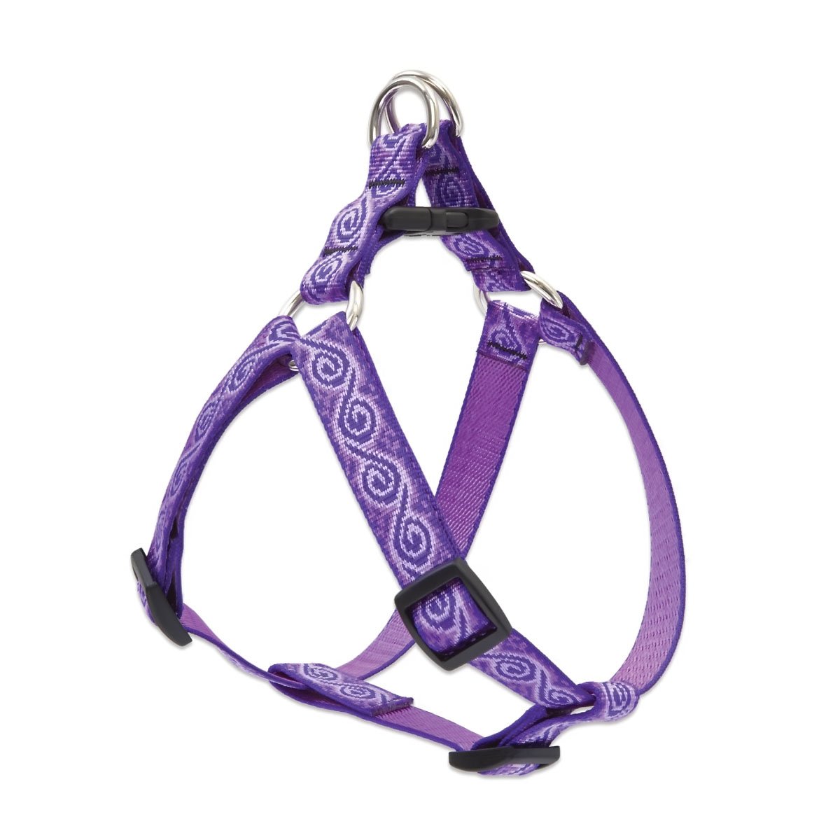 Lupine Jelly Roll Patterned Step-In Harness for Medium Dogs, 3/4-inch/ 20 - 30-inch — image 1
