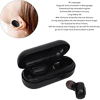 Vista 2 de Dpofirs Audífonos traductores de idiomas, dispositivo de traductor inteligente para traductor de voz, 84 audífonos de traductor de idiomas