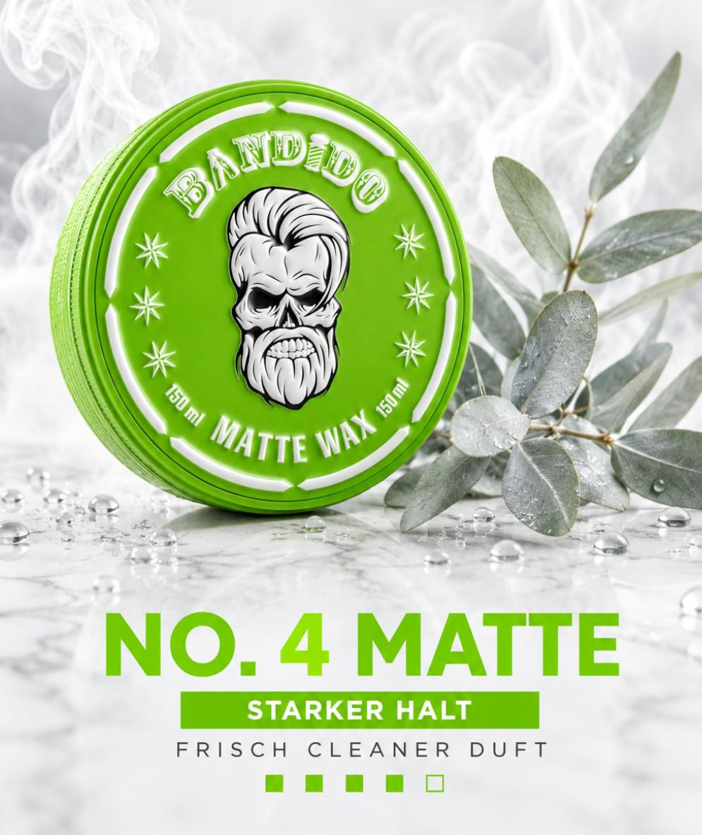 Bandido Matte Hair Wax, 150 ml (1 opakowanie)