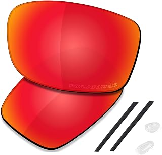SAUCER Premium Replacement Lenses & Rubber Kits for Oakley Gauge 8 L OO4124 | UV400 Protection, Anti-Scratch, Precise Fit