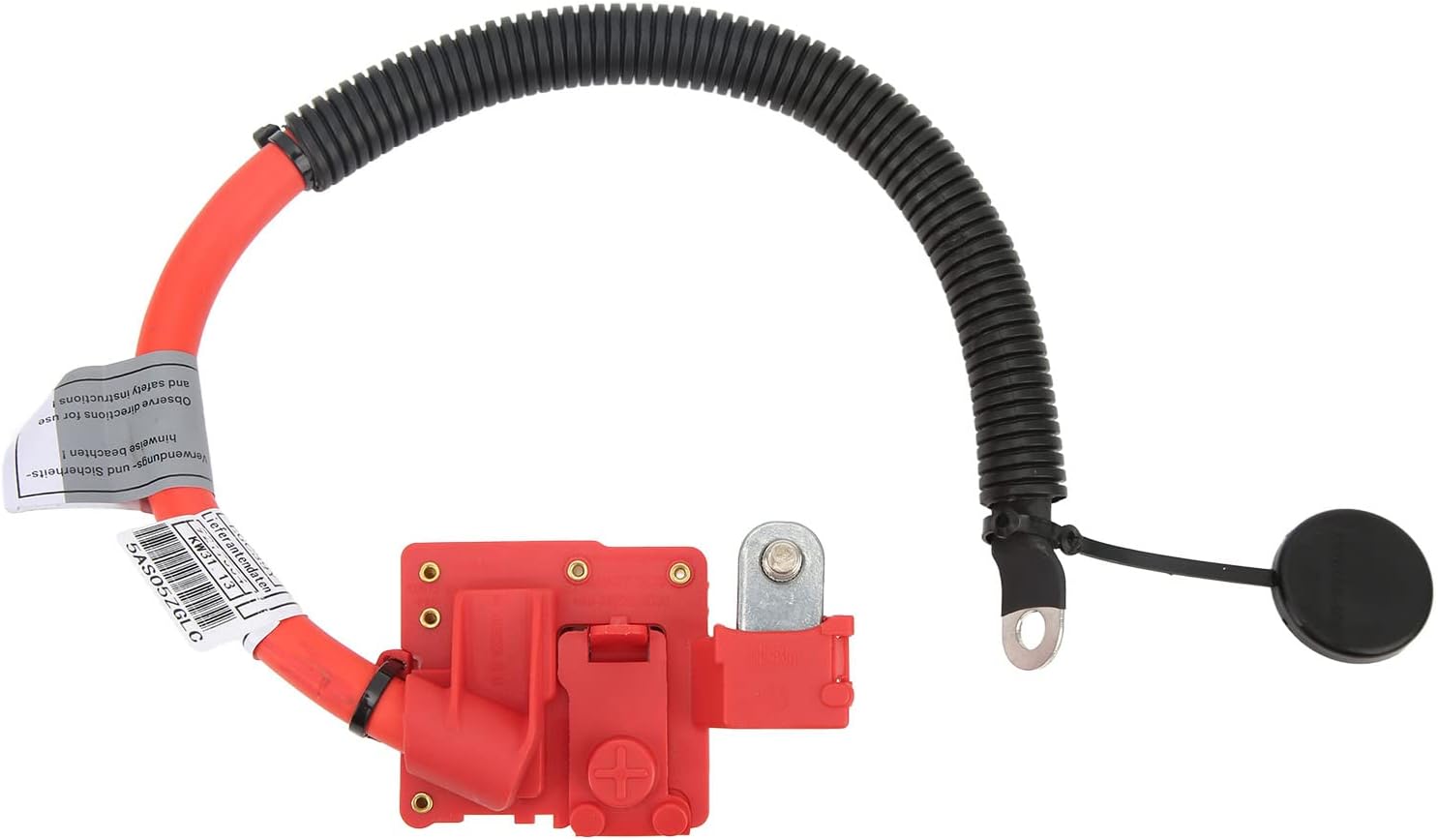 Positive Battery Cable with Copper Lug Terminal for X5 E70 X6 E71 E72, OE Replacement 61129217004, High Conductivity, Silicone Protected, sturdy Insulation