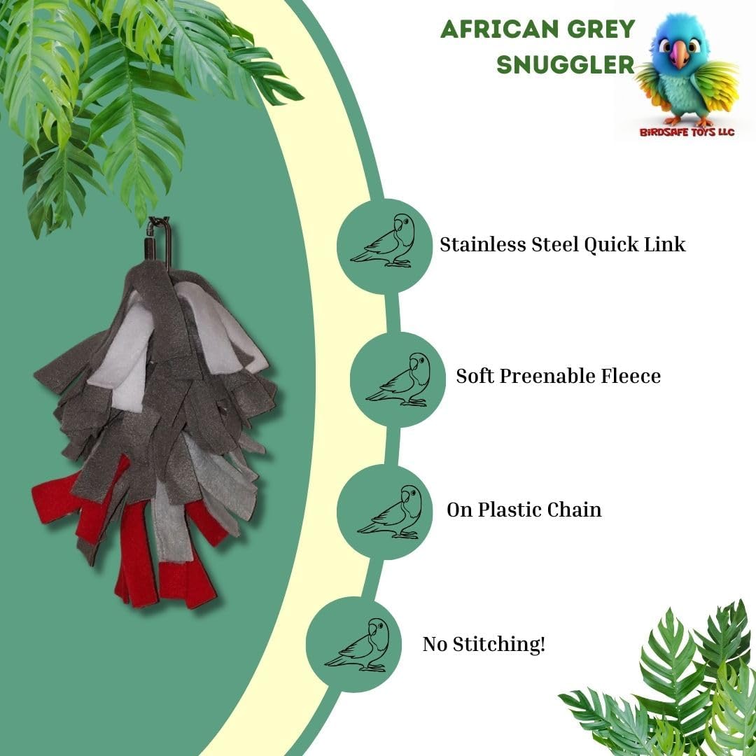 Birdsafe Toys African Grey Snuggler