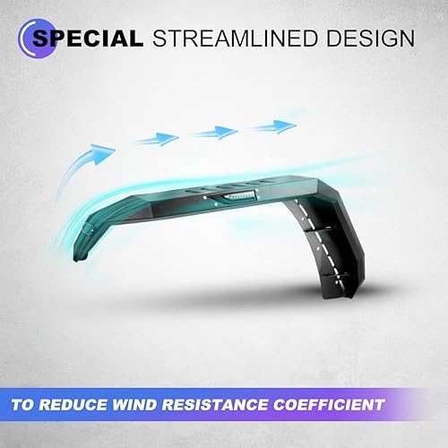 Miniatura 8 de WOLFSTORM Guardabarros delantero y trasero para Jeep Wrangler JKJKU 2007-2018 de 2 puertas y 4 puertas de acero resistente con luces LED