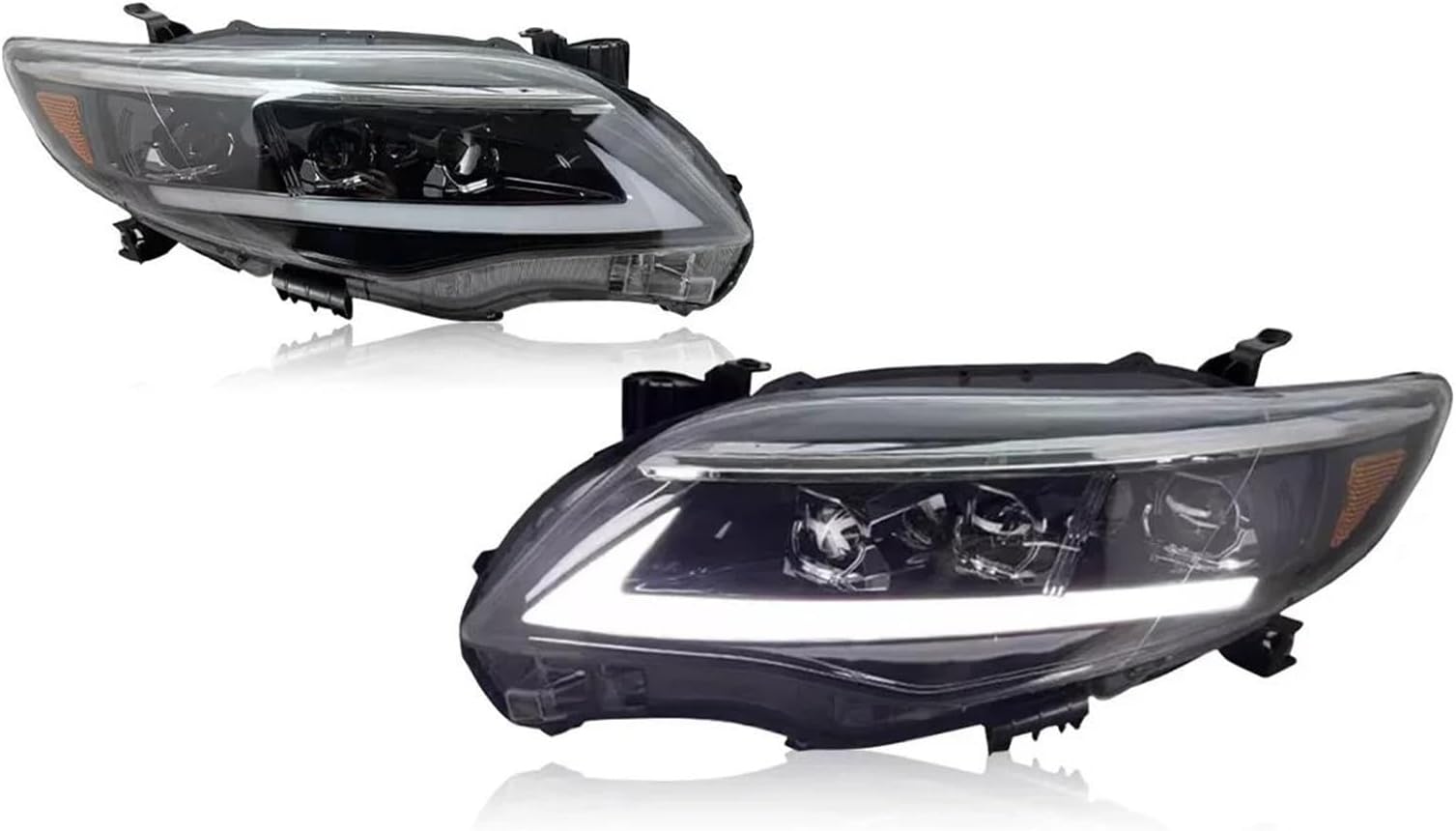 Head Lamp Upgrade Modified For Toyota US For Corolla Headlight 2010-2013 Dynamic Signal Auto Accessories Car Headlight