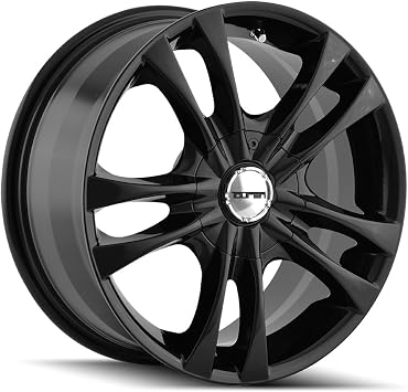 TOUREN TR22 Black Wheel with Alloy Steel 15 x 7. inches /100 x 100 mm, 40 mm Offset