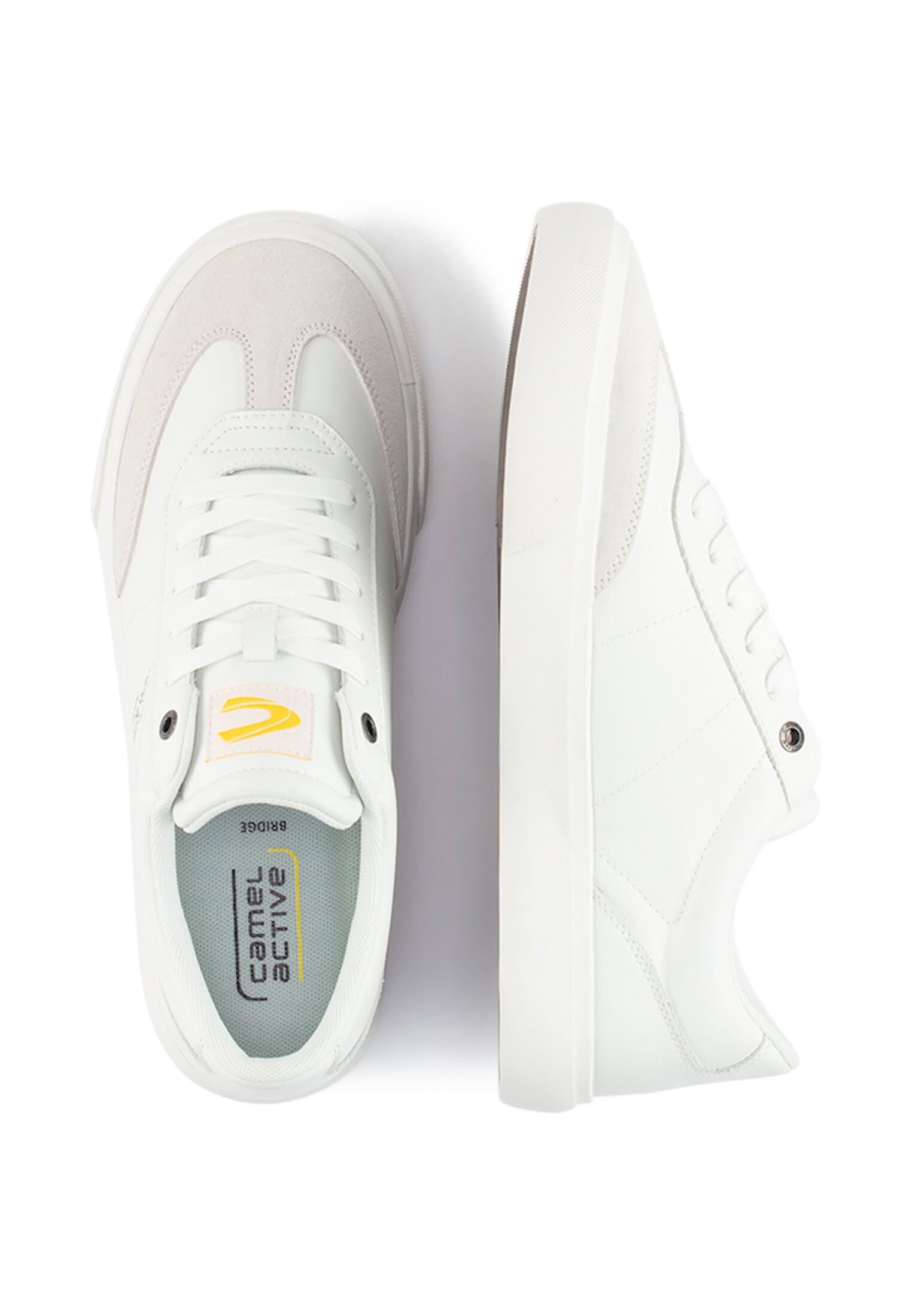 camel active Herren Sneaker mit Details aus Velourleder