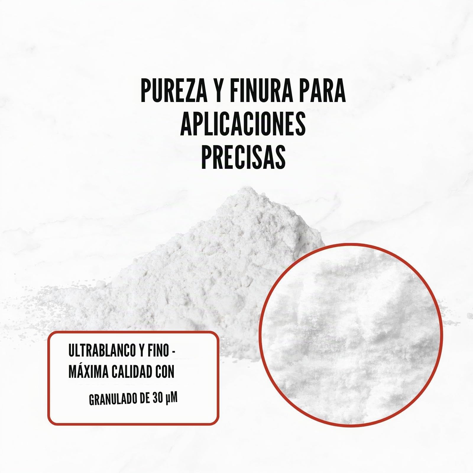 TFC Harina de mármol carbonato de calcio, 1 kg, polvo fino de alta calidad para arte, artesanía y construcción, respetuoso con el medio ambiente, no tóxico, blanco puro, versátil, perfecto para