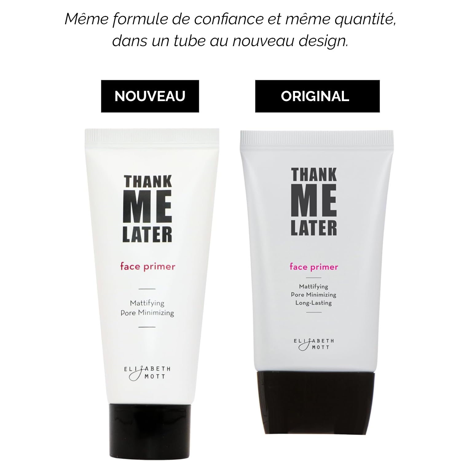 Elizabeth Mott Base de Maquillage Visage Matifiante - Primer Peau Grasse Anti-Brillance, Réducteur de Pores, Finition Mate, Sans Paraben et Sans Cruauté (30g)