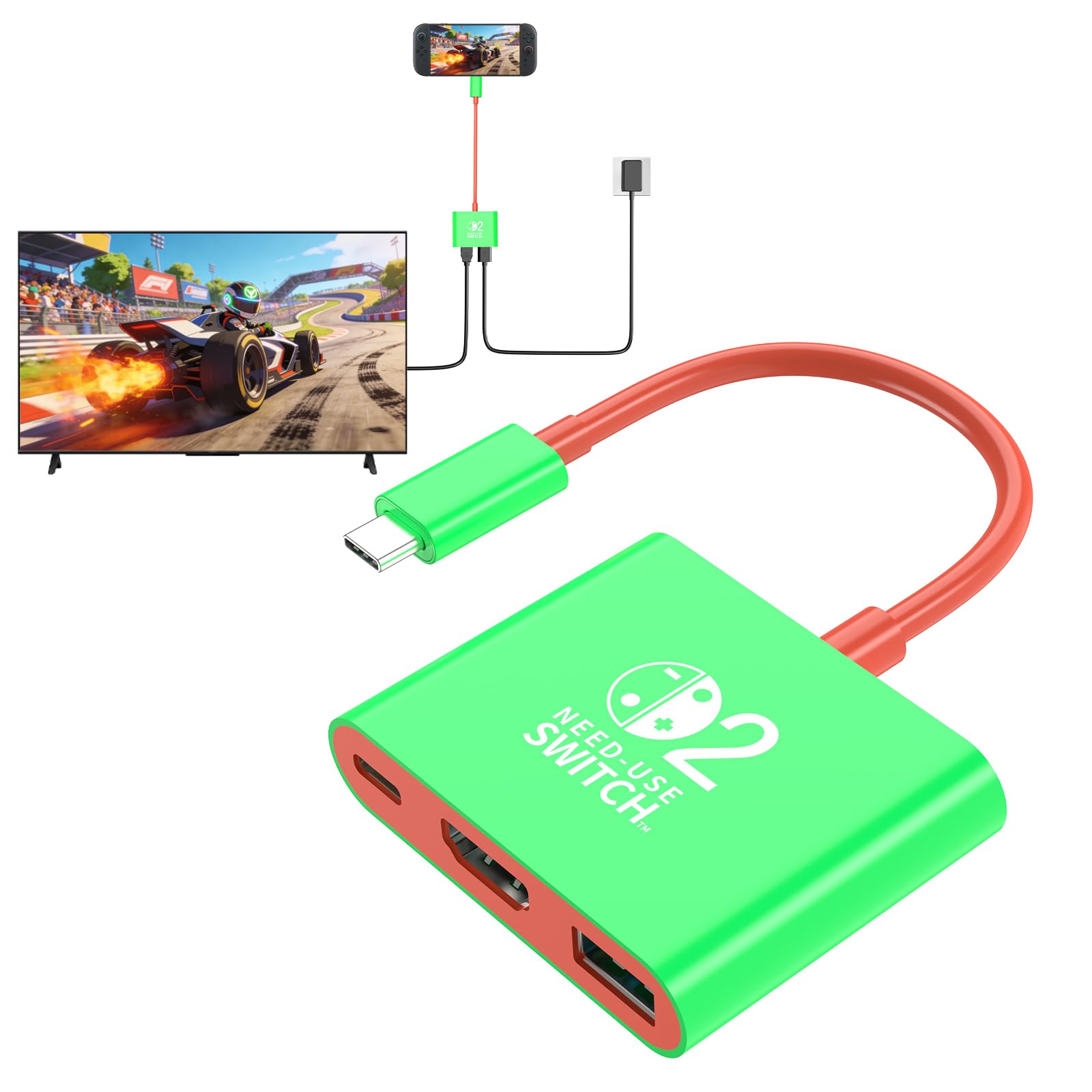 Reddening Etui do przenoszenia Nintendo Switch 2, odporne na wstrząsy, twarda obudowa EVA z miejscem do przechowywania konsoli, stacji dokującej, kontrolera Pro, kabla HDMI i 14 kartridży do gier