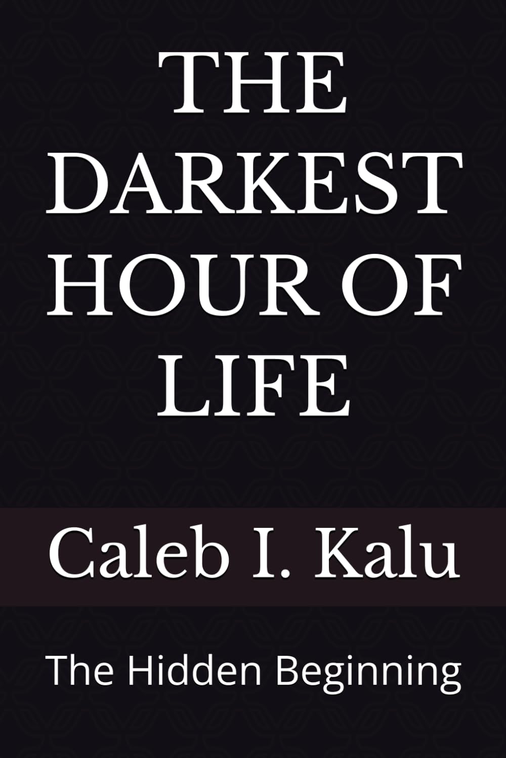 THE DARKEST HOUR OF LIFE: The Hidden Beginning