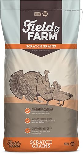 Miniatura 1 de KENT Field and Farm Scratch Grains - Alimento completo para aves de corral, aves silvestres y aves de caza nativas, bolsa de 25 libras