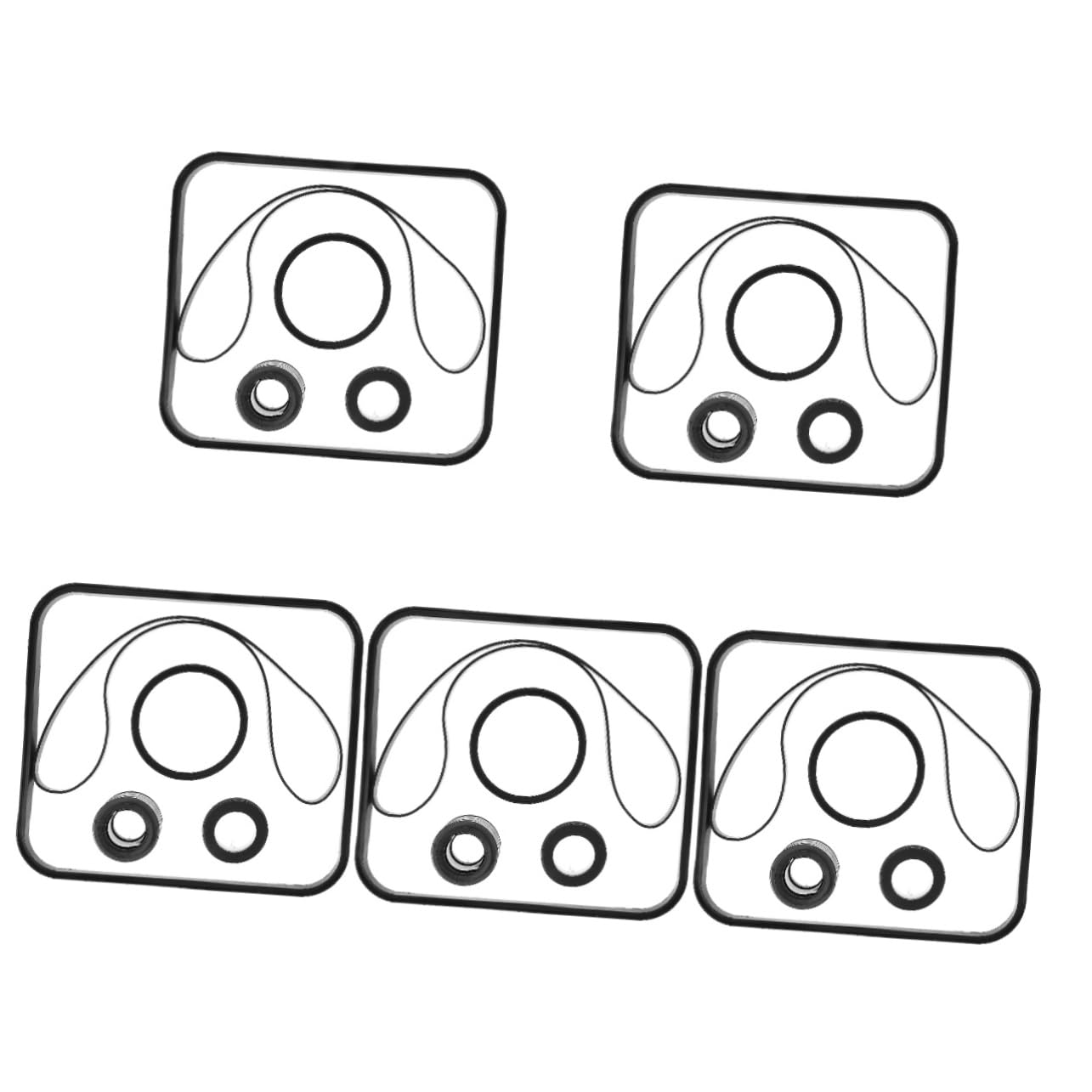 INOOMP 5ensembles Joints Toriques Caoutchouc pour Pompe De Piscine Remplacement De Spxtra Accessoires Étanches pour Modèles De Pompe De Piscine